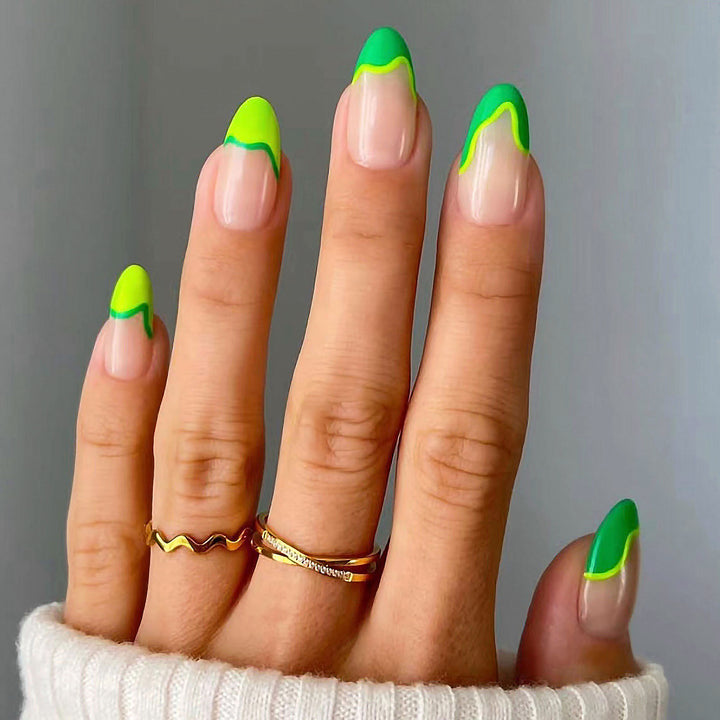 Neon Green Waves