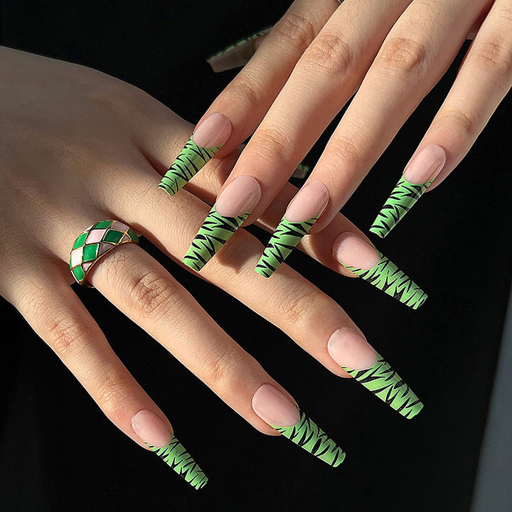 Green Jungle Stripes