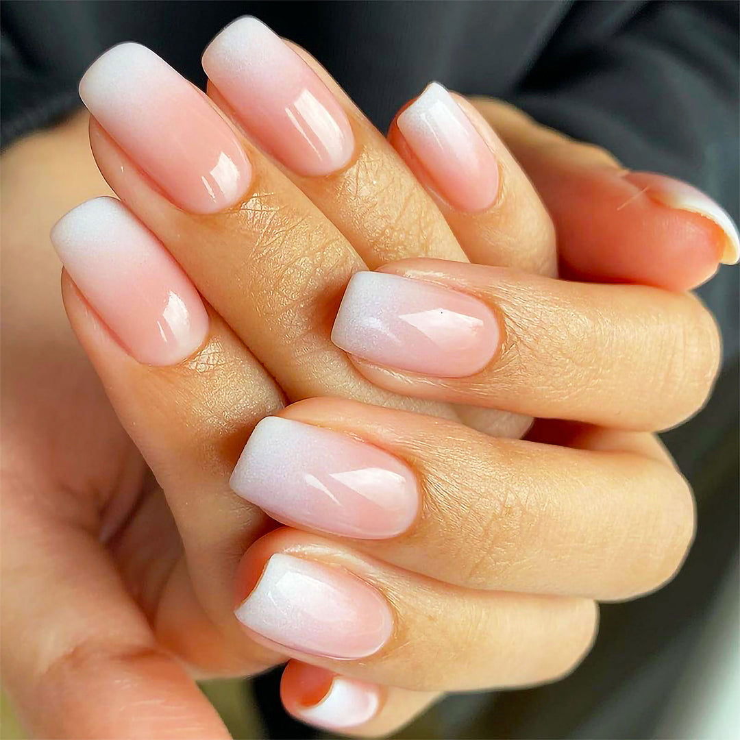 Pink & White Ombre