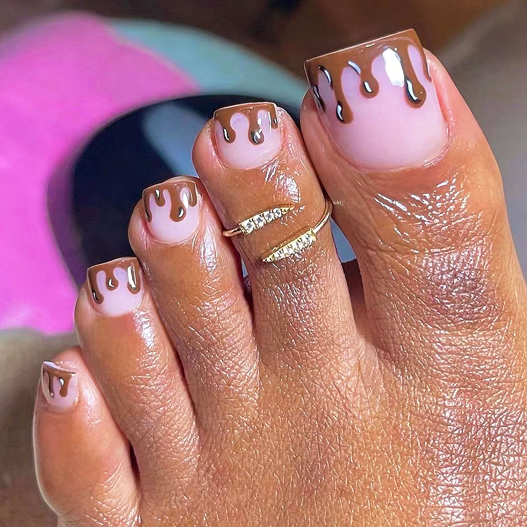 Cute toe nail discount