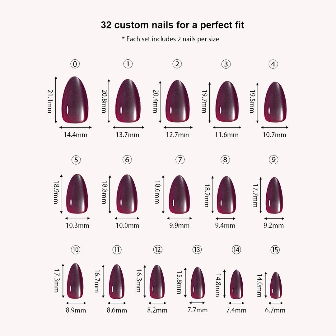 Purple Mauve Cat Eye