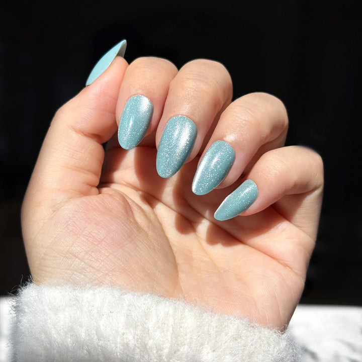 Aqua Blue Cat Eye