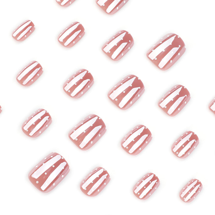 Glazed White Dots