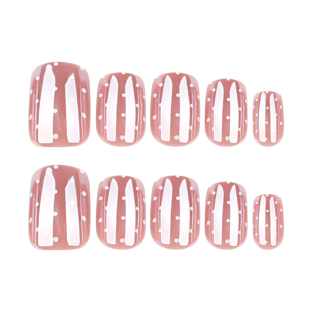 Glazed White Dots