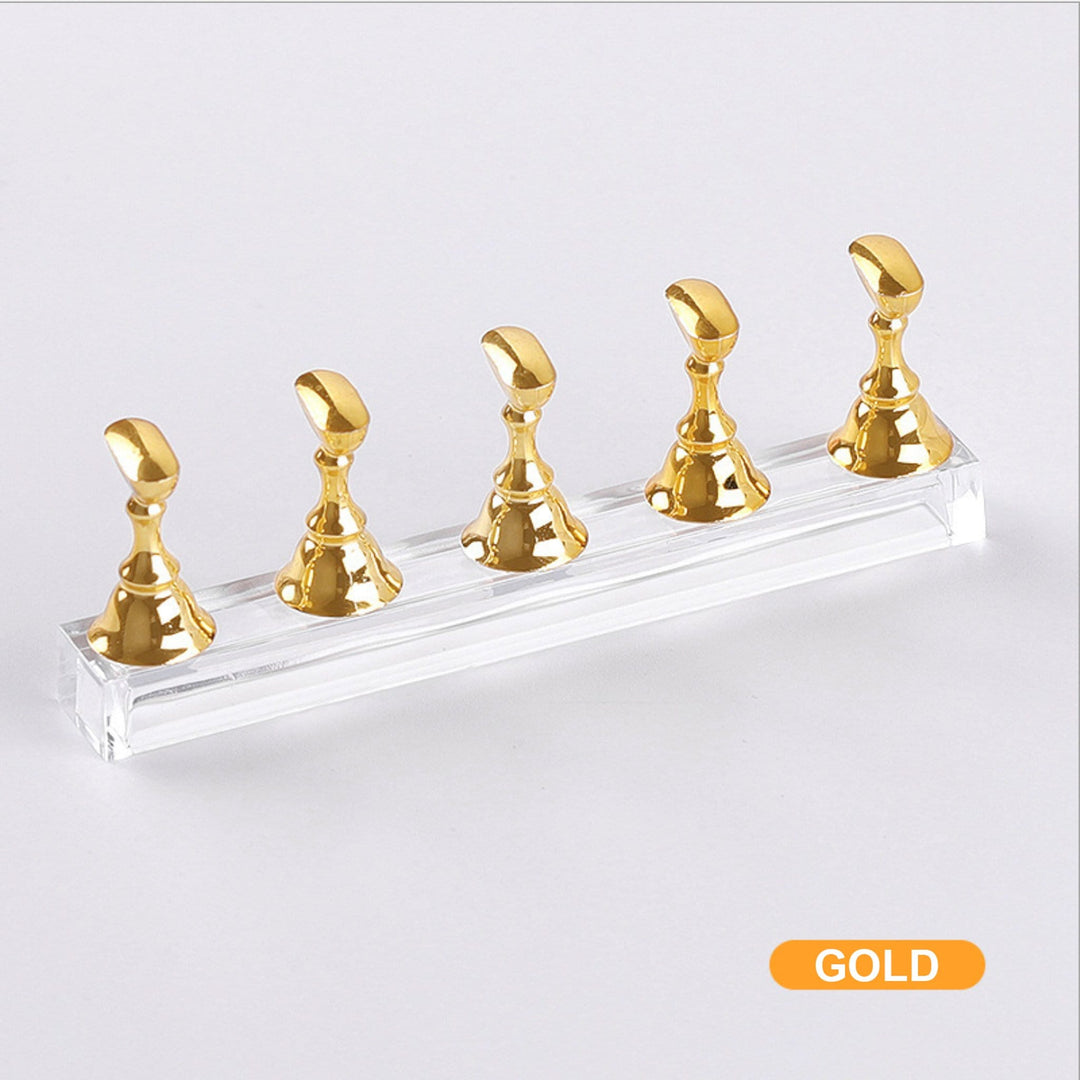5 Pcs Magnetic Nail Tip Display Work Stand