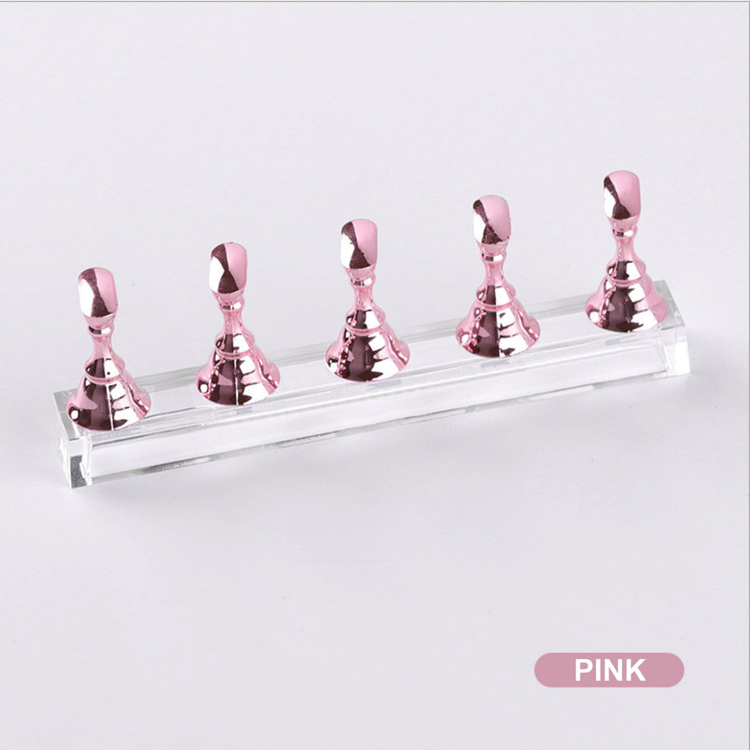 5 Pcs Magnetic Nail Tip Display Work Stand
